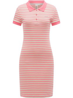 Damen A-Linien-Kleid - Colaro Stripes Dress YOUMODO