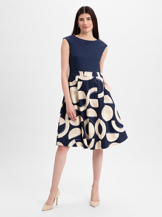 Damen A-Linien-Kleid