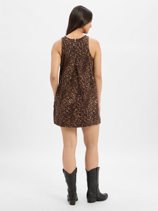 Damen A-Linien-Kleid