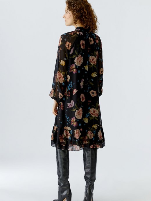 Damen A-Linien-Kleid