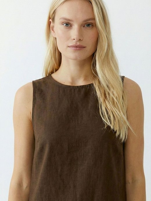 Damen A-Linien-Kleid