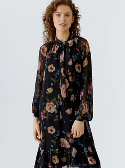 Damen A-Linien-Kleid