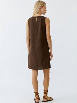 Damen A-Linien-Kleid