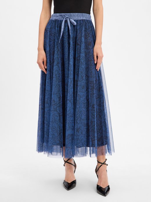 Damen A-Linien-Maxirock