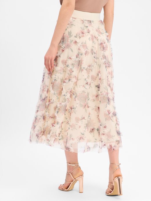 Damen A-Linien-Midirock