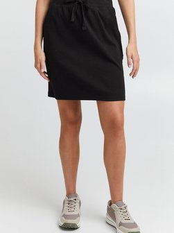 Artikelbild Damen A-Linien-Rock - OXLou von OXMO in schwarz uni