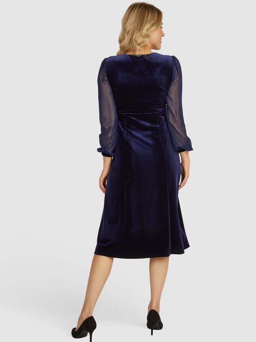 Damen Abendkleid Abendkleid aus Samt