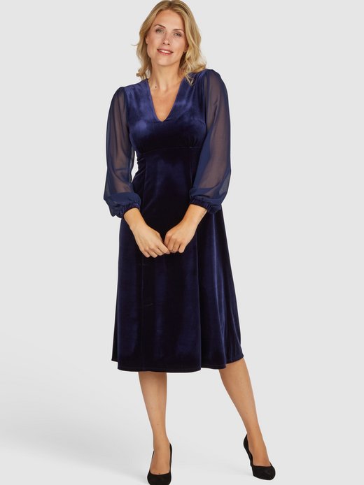 Damen Abendkleid Abendkleid aus Samt