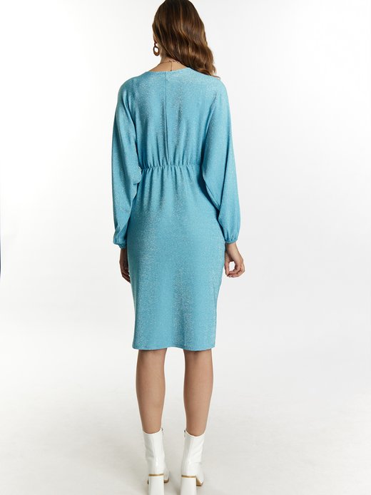 Damen Abendkleid mit Glanzgarn