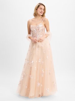 Damen Abendkleid mit Stola