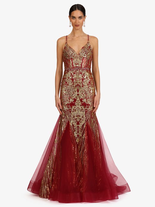 Damen Abendkleid