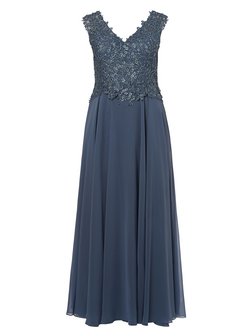 Artikelbild Damen Abendkleid von Luxuar Fashion in blau uni