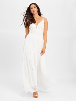 Artikelbild Damen Abendkleid von Hey Kyla in weiß uni