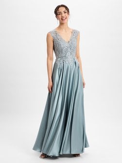 Artikelbild Damen Abendkleid von Luxuar Fashion in lind silber uni