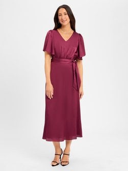 Artikelbild Damen Abendkleid von Marie Lund in aubergine uni