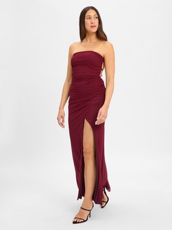 Artikelbild Damen Abendkleid von Luxuar Fashion in bordeaux uni