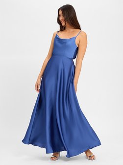 Artikelbild Damen Abendkleid von Laona in blau uni