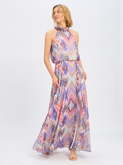 Artikelbild Damen Abendkleid von Swing in koralle lila gemustert