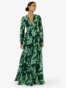 Artikelbild Damen Abendkleid von Kraimod in grün gemustert