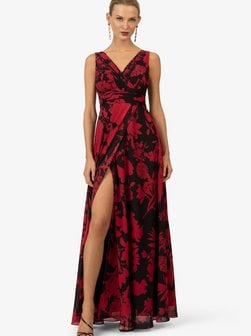 Artikelbild Damen Abendkleid von Kraimod in rot gemustert