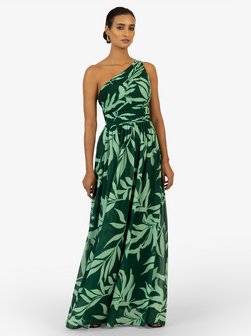 Artikelbild Damen Abendkleid von Kraimod in grün gemustert