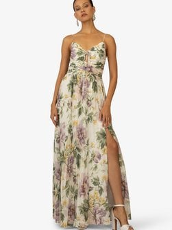 Artikelbild Damen Abendkleid von Kraimod in grün gemustert