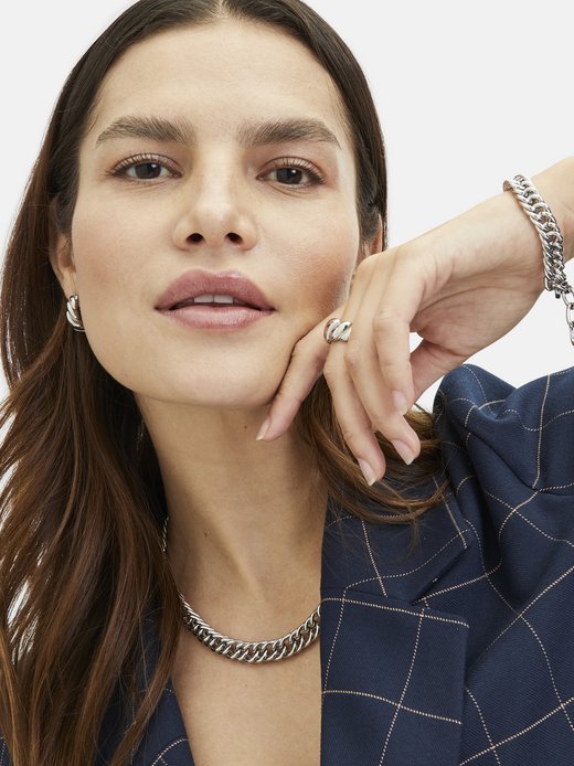 Damen Armband  -  Chunky Curb Chain