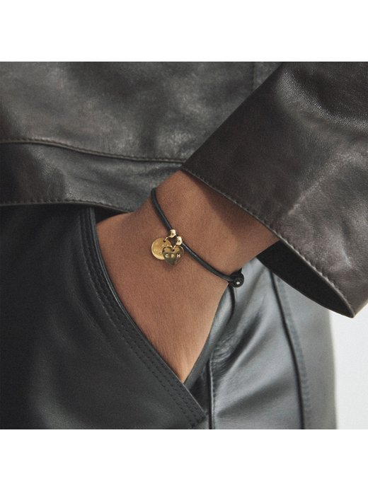 Damen Armband  -  Leather Charms