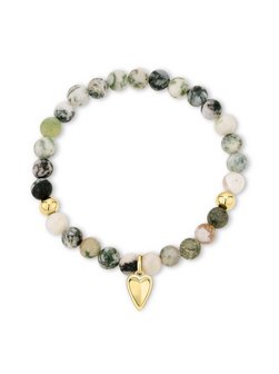 Damen Armband  -  Mini Metal Heart