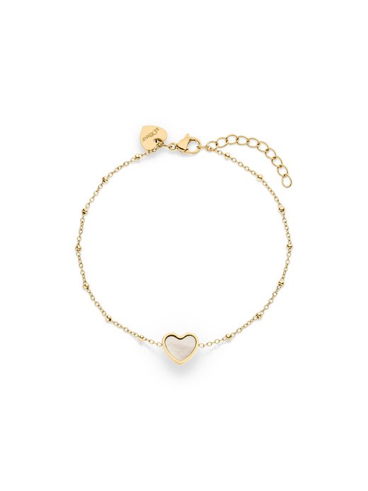 Damen Armband  -  Pearl Heart