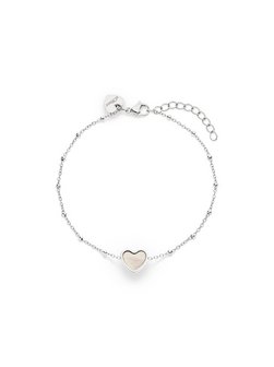Damen Armband  -  Pearl Heart