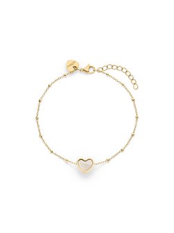 Damen Armband  -  Pearl Heart