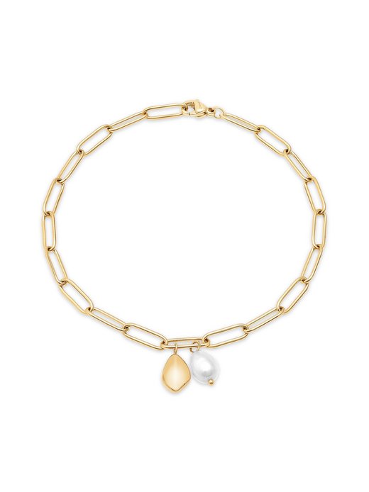 Damen Armband  -  Tag and Pearl