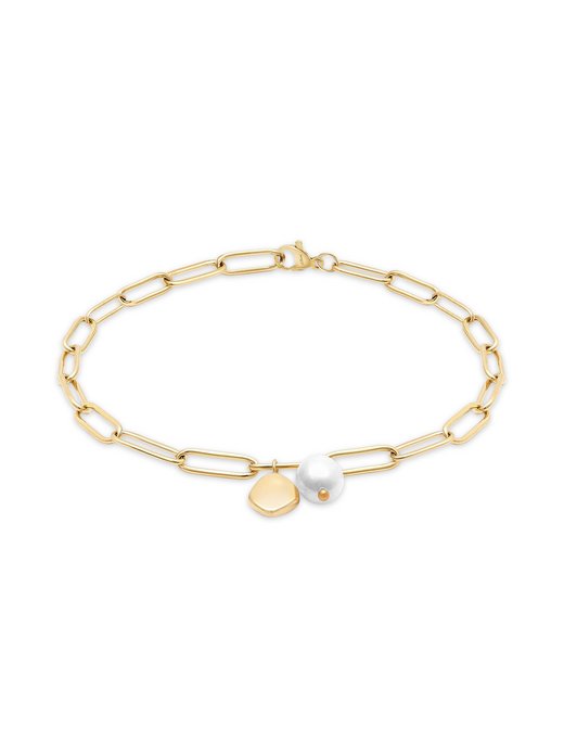 Damen Armband  -  Tag and Pearl