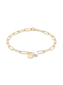 Damen Armband  -  Tag and Pearl