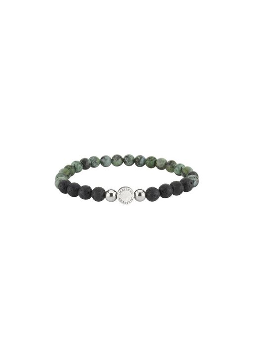 Damen Armband  -  The African Turquoise meets Lava Stone