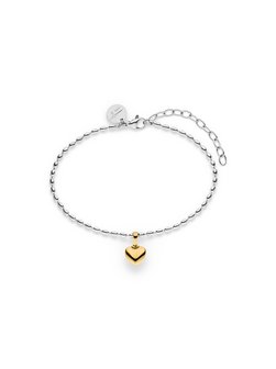 Damen Armband  -  Tiny Steel Heart