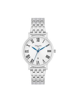 Artikelbild Damen Armband-Uhr Quarzuhr von Trilani in silber uni
