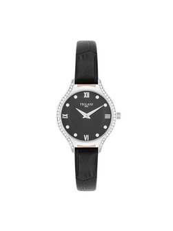 Artikelbild Damen Armband-Uhr Quarzuhr von Trilani in silber uni