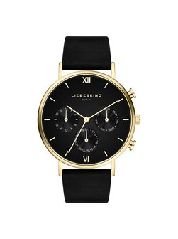 Damen Armbanduhr  -  Leather Signature Chrono