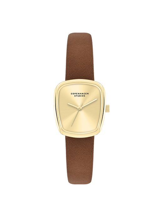 Damen Armbanduhr  -  Mini Curved Leather Watch