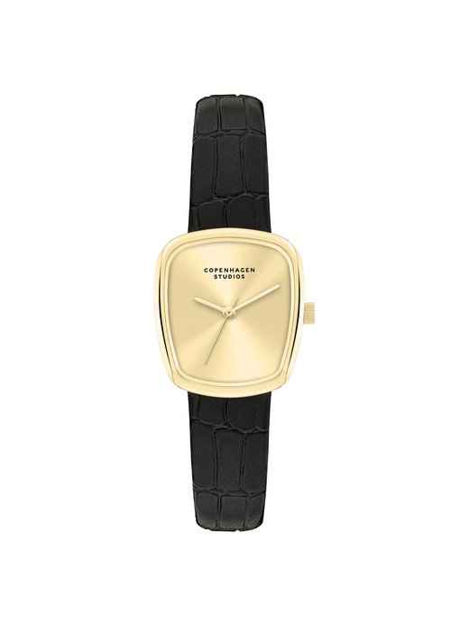 Damen Armbanduhr  -  Mini Curved Leather Watch