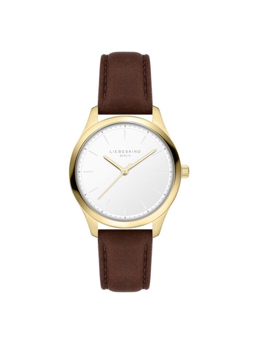 Damen Armbanduhr  -  Round Staple Leather