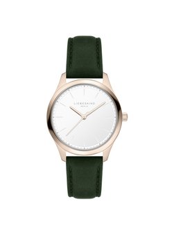 Damen Armbanduhr  -  Round Staple Leather