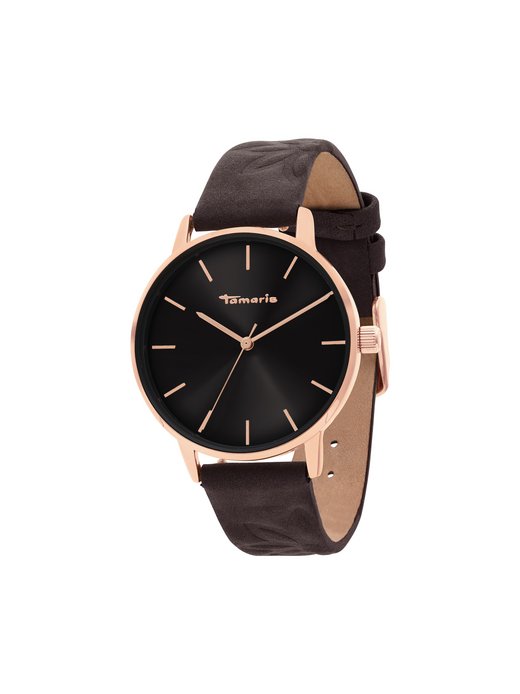 Damen Armbanduhr  -  Stamped Flowers