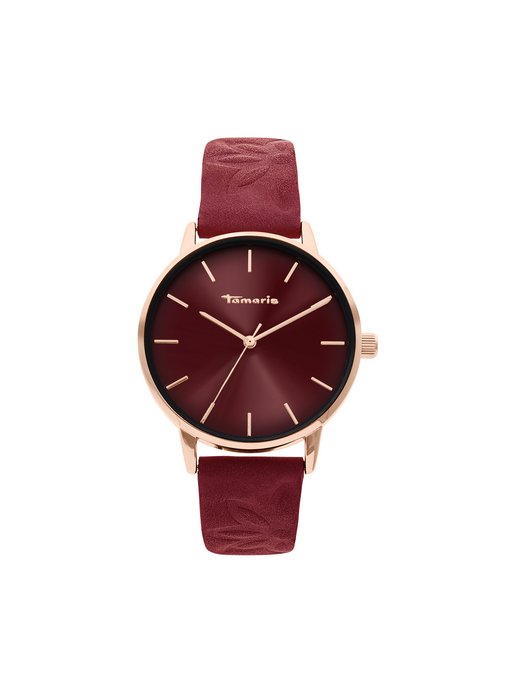 Damen Armbanduhr  -  Stamped Flowers