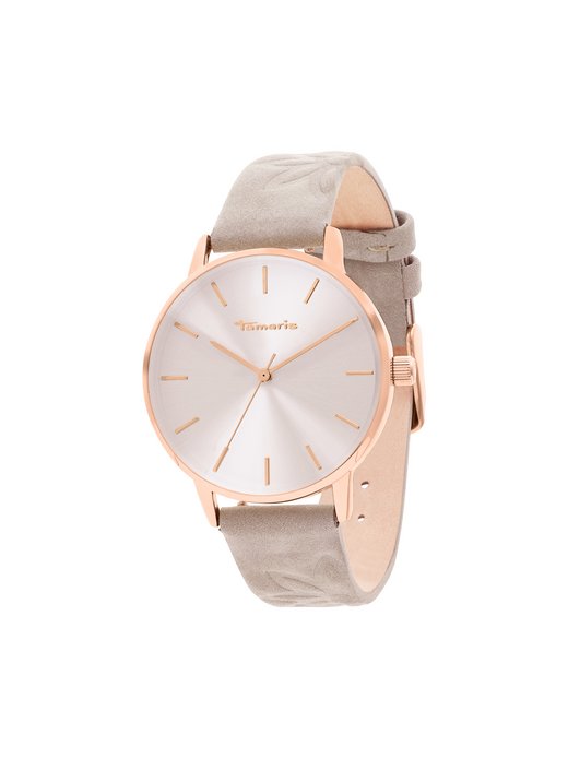 Damen Armbanduhr  -  Stamped Flowers