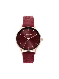 Damen Armbanduhr  -  Stamped Flowers