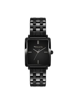 Damen Armbanduhr  -  The Square Black