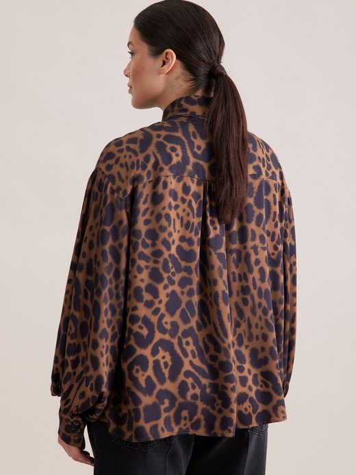 Damen Ausgestellte Bluse - Curvy